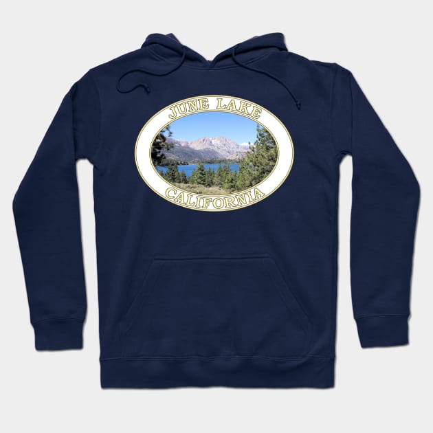 June Lake and Eastern Sierra Nevada Mountains in June Lake, California Hoodie by GentleSeas